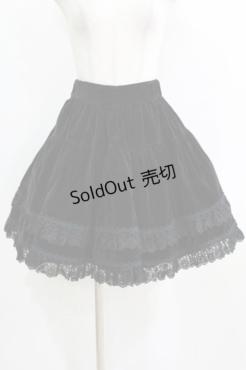 画像1: Cornet / 別珍スカート Free ブラック H-26-01-22-1019-LO-SK-NS-ZH (1)