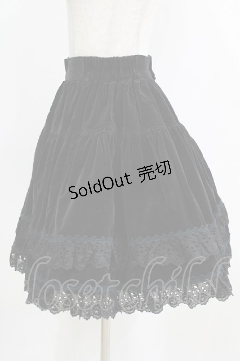 画像2: Cornet / 別珍スカート Free ブラック H-26-01-22-1019-LO-SK-NS-ZH (2)