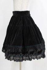 画像2: Cornet / 別珍スカート Free ブラック H-26-01-22-1019-LO-SK-NS-ZH (2)