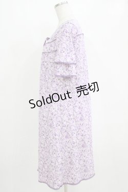 画像2: INGEBORG / 花柄ワンピース 11号 パープル H-26-01-22-1020-LO-OP-NS-ZH
