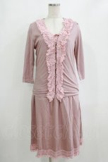 画像1: INGEBORG / カットワンピース+カーディガン 11号 ピンク H-26-01-22-1021-LO-OP-NS-ZH (1)