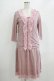 画像1: INGEBORG / カットワンピース+カーディガン 11号 ピンク H-26-01-22-1021-LO-OP-NS-ZH (1)