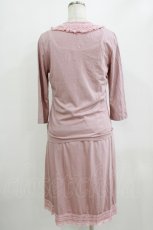 画像3: INGEBORG / カットワンピース+カーディガン 11号 ピンク H-26-01-22-1021-LO-OP-NS-ZH (3)
