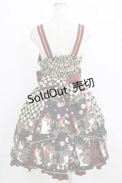 画像3: metamorphose / まどろみの浪漫タックジャンパースカート Free ブラック H-26-01-22-1002-ME-OP-NS-ZH