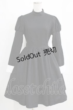 画像1: Innocent World / 不思議の国のティーパーティワンピース M ブラック H-26-01-23-001-IW-OP-NS-ZH