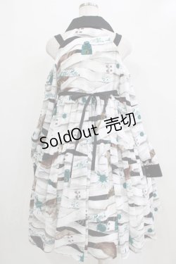 画像3: ALICE and the PIRATES / Wolf the ripper柄ワンピース Free グリーン H-26-01-23-003-PA-OP-NS-ZH