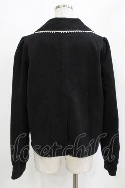 画像3: Dear Celine / ストライプリボンコート L ブラック H-26-01-23-028-LO-CO-NS-ZH