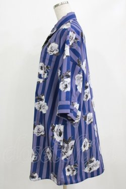 画像2: Jamie エーエヌケー / ストライプローズアイBIGシャツ M ブルー H-26-01-23-030-LO-BL-NS-ZH