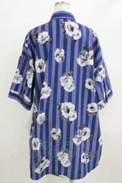 画像3: Jamie エーエヌケー / ストライプローズアイBIGシャツ M ブルー H-26-01-23-030-LO-BL-NS-ZH