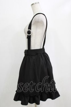 画像2: DearMyLove / ストーンバックルサスフリルスカート LL ブラック H-26-01-23-031-EL-SK-NS-ZH