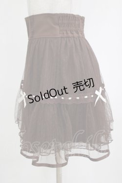 画像2: LIZ LISA / リボンドットチュールスカパン Free ブラウン H-26-01-23-033-LO-SK-NS-ZH