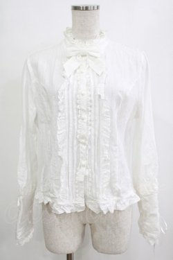 画像1: Vilia（海外ロリータブランド） / フリルブラウス XXL オフ H-26-01-23-040-PU-BL-NS-ZH