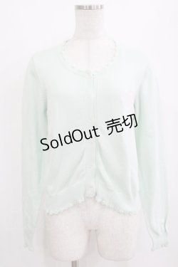 画像1: BABY,THE STARS SHINE BRIGHT / ハートレースカーディガン Free サックス/ピンク H-26-01-23-042-BA-TO-NS-ZH