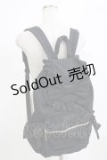m petit by misako / TT AM リボンフラップ リュックサック  ブラック H-26-01-23-052-LO-BG-NS-ZH