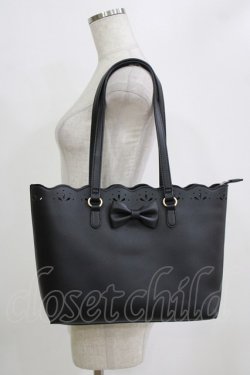 画像1: m petit by misako / サンリオキャラクターズコラボ クロミ トートバッグ  ブラック H-26-01-23-055-LO-BG-NS-ZH