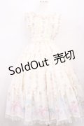 Angelic Pretty / 夢見るTiny Bearエプロン風ティアードスカート Free アイボリー H-26-01-23-1004-AP-OP-NS-ZH