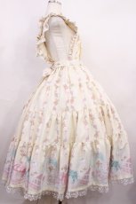 画像2: Angelic Pretty / 夢見るTiny Bearエプロン風ティアードスカート Free アイボリー H-26-01-23-1004-AP-OP-NS-ZH (2)