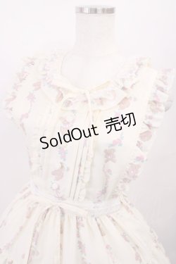 画像4: Angelic Pretty / 夢見るTiny Bearエプロン風ティアードスカート Free アイボリー H-26-01-23-1004-AP-OP-NS-ZH