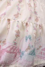 画像5: Angelic Pretty / 夢見るTiny Bearエプロン風ティアードスカート Free アイボリー H-26-01-23-1004-AP-OP-NS-ZH (5)