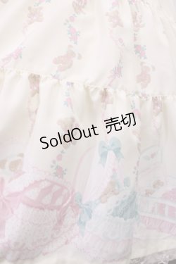 画像5: Angelic Pretty / 夢見るTiny Bearエプロン風ティアードスカート Free アイボリー H-26-01-23-1004-AP-OP-NS-ZH