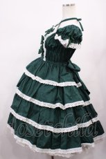 画像2: BABY,THE STARS SHINE BRIGHT / リボンミルキーシュガージャンパースカート Free グリーン H-26-01-23-1001-BA-OP-NS-ZH (2)