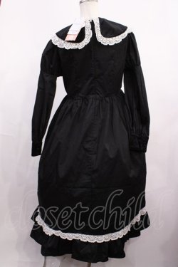 画像2: Eri Aino's collaboration / シャーロットの水曜日 ワンピース L ブラック H-26-01-23-1008-LO-TO-NS-ZH