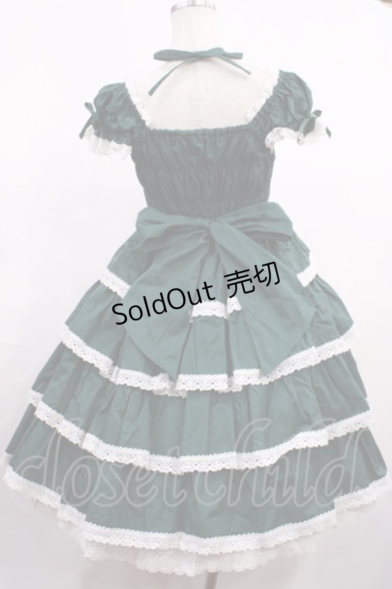 画像3: BABY,THE STARS SHINE BRIGHT / リボンミルキーシュガージャンパースカート Free グリーン H-26-01-23-1001-BA-OP-NS-ZH (3)