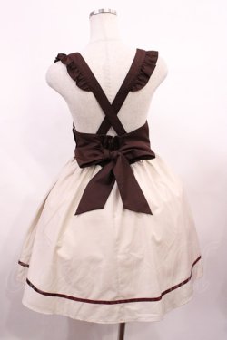 画像2: Amavel / 肩フリルジャンパースカート Free ブラウン H-26-01-23-1014-CA-OP-NS-ZH