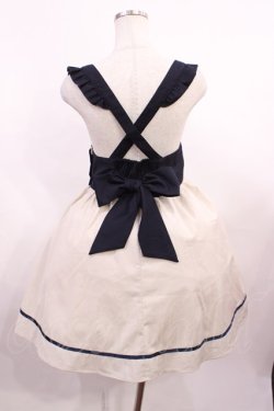 画像2: Amavel / 肩フリルジャンパースカート Free ネイビー H-26-01-23-1015-CA-OP-NS-ZH