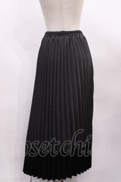 画像2: axes femme / バイカラープリーツスカート M ブラック H-26-01-23-1020-AX-SK-NS-ZH