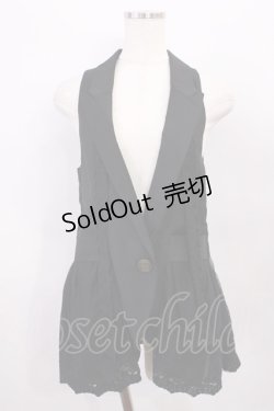 画像1: axes femme / ベスト M ブラック H-26-01-23-1021-AX-TO-NS-ZH