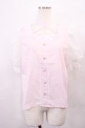 Lovely Tency / 眞白ありすコラボ/レースブラウス L ピンク H-26-01-23-1022-LO-BL-NS-ZH