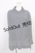 axes femme / パイピングケープコート M ネイビー H-26-01-23-1023-AX-CO-NS-ZH