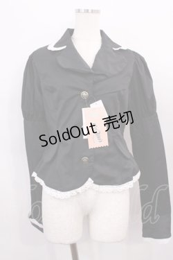 画像1: Eri Aino's collaboration / シャーロットの水曜日 ジャケット L ブラック H-26-01-23-1025-LO-JA-NS-ZH