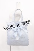 Maison de FLEUR / リボントートバッグ  サックス H-26-01-23-1030-LO-BG-NS-ZH