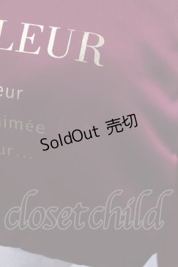 画像3: Maison de FLEUR / ダブルリボントートバッグ  ワイン H-26-01-23-1031-LO-BG-NS-ZH