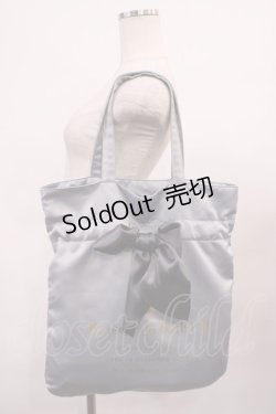 画像1: Maison de FLEUR / リボントートバッグ  グレー H-26-01-23-1032-LO-BG-NS-ZH
