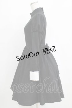 画像2: Innocent World / 不思議の国のティーパーティワンピース M ブラック H-26-01-23-001-IW-OP-NS-ZH