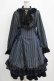 画像1: Miss Point（海外ロリータブランド） / Point Manor長袖ワンピース XXL ネイビー H-26-01-23-006-EL-OP-NS-ZH (1)