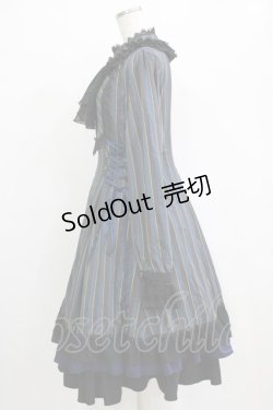 画像2: Miss Point（海外ロリータブランド） / Point Manor長袖ワンピース XXL ネイビー H-26-01-23-006-EL-OP-NS-ZH