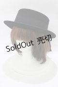 metamorphose / フェルトカンカン帽  ブラック H-26-01-23-066-ME-AC-NS-ZH