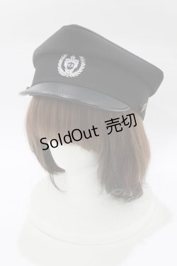 画像1: To Alice / ミリタリー風ハット  ブラック H-26-01-23-072-LO-AC-NS-ZH