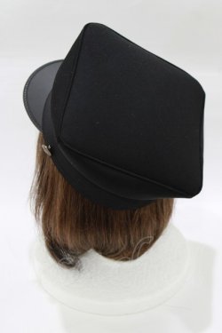 画像2: To Alice / ミリタリー風ハット  ブラック H-26-01-23-072-LO-AC-NS-ZH