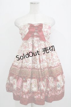 画像1: BABY,THE STARS SHINE BRIGHT / Alice Red&Blackスカート L レッド H-26-01-23-076-BA-SK-NS-ZH