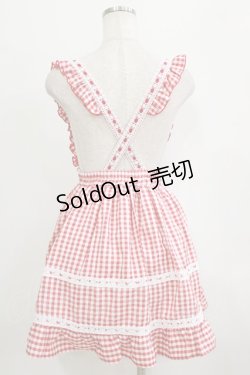 画像3: DearMyLove / フリルバックティアードスカート M レッド H-26-01-23-078-EL-SK-NS-ZH