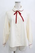 Fi.n.t / タイ付き細パイピングドットブラウス Free IVORY×RED H-26-01-23-079-CA-BL-NS-ZH