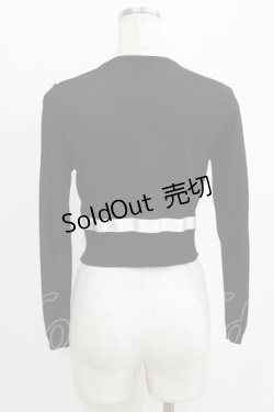 画像3: JESUS DIAMANTE / リボンカーディガン Free ブラック H-26-01-23-081-JE-TO-NS-ZH