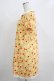 画像2: Heart E / ギンガムチェリーワンピース Free イエロー H-26-01-23-083-LO-OP-NS-ZH (2)