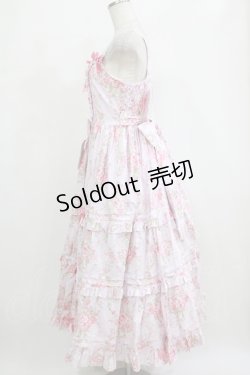 画像2: metamorphose / シャーロットロングティアードジャンパースカート サイズ1 ピンク H-26-01-23-009-ME-OP-NS-ZH