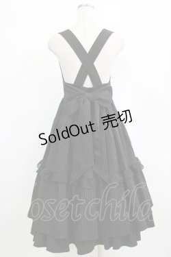 画像3: axes femme POETIQUE / ストライプジャンスカ M ブラック H-26-01-23-013-AX-OP-YZ-ZH